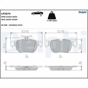 Brake Pad Set, disc brake DELPHI LP3674 for SEAT LEON (KL1) 1.0 2020-