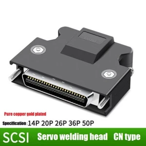 Servo connector pure copper core easy to weld SCSI CN connector SCSI- 36 50 core - Picture 1 of 14