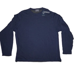 Sudadera reversible para hombre de Cremieux XXL suéter azul marino y gris nueva con etiquetas - Imagen 1 de 6