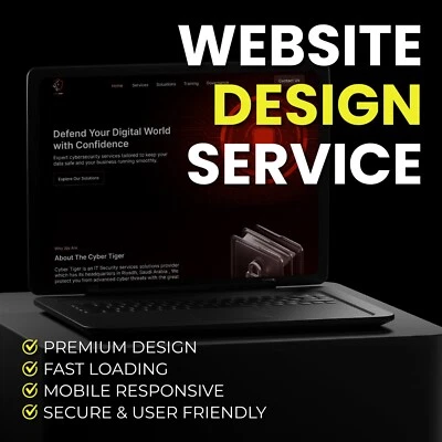 WEBSITE DESIGN & DEVELOPMENT – CUSTOM BUSINESS WEBSITE – AFFORDABLE WEB DESIGN - Image 1 of 4