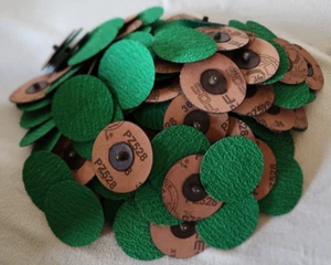 ROLOC DISCS | 3" 36 GRIT | TYPE-R | OUTLASTS 3M GREEN CORPS | QTY: 150 | USA - Foto 1 di 2