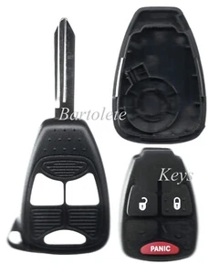 Remote Car Key Fob Shell Fits Chrysler 300 Dodge Ram Durango Jeep Grand Cherokee - Bild 1 von 7