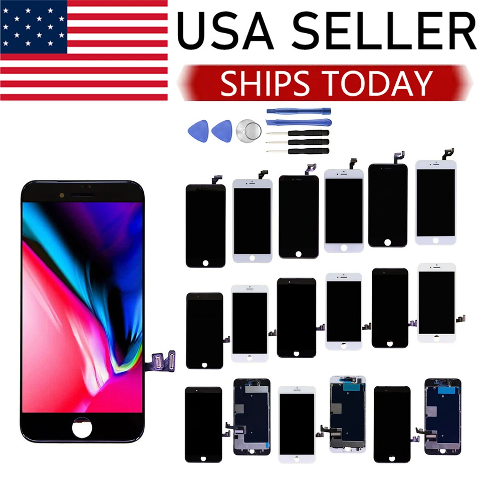 iPhone 6 6 Plus 6S 6S Plus 7 7 Plus 8 8 Plus Digitizer LCD Screen Replacement - Image 1 of 1