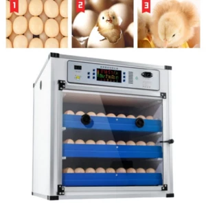 110V 220V 204 Eggs Digital Incubator Chicken Poultry Hatcher Temperature Control - Picture 1 of 20