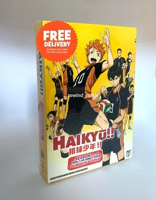 DVD Anime Haikyuu!! Haikyu!! Season 1-4 Vol. 1-85 End + 4 Movie + 5 OVA Eng Dub - Image 1 of 4