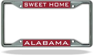 Marco de matrícula SWEET HOME de la Universidad de Alabama - Imagen 1 de 1