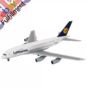 1/100 A380 Lufthansa Civil Airliner Paper Plane Model Unassembled Aircraft Scene - Picture 1 of 8
