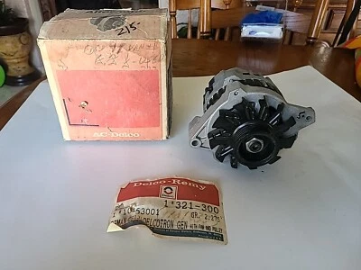 AC Delco 321-300 Alternator (105 amp)  Pontiac Gmc Oldsmobile NOS - Image 1 of 4