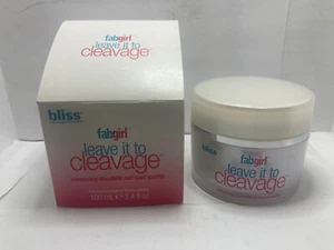 Bliss - Fab Girl Leave It To Cleavage - Decollete & Bust Souffle Enhancer 3.4oz - Picture 1 of 2