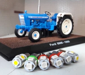 Ford County Roadless Tractor Dash Instrument LED Bulb Set BA9s Bright Warm White - Picture 1 of 6
