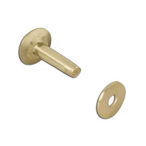 Tandy Leather Brass Rivets and Burrs 3/4" #12 75 Per Pack 11281-21 - Picture 1 of 1