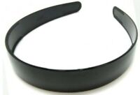 0.3" Black Plain Narrow Plastic Alice Hair Band Headband 0.8cm Accessories