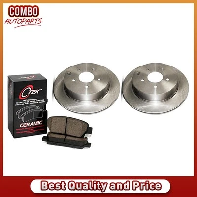 Juego de pastillas de freno de disco delanteras rotor de freno de disco para Chevrolet C2500 1988-1994 Foto 1 de 4