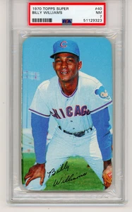 1970 Topps Super #40 Billy Williams - HOF Chicago Cubs SP Short Print - PSA 7 - Picture 1 of 2