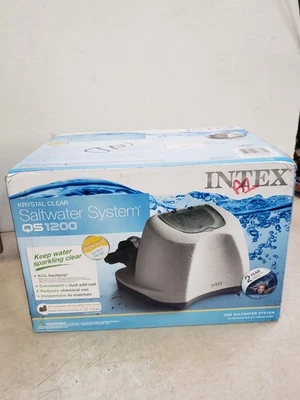 Sistema de agua salada transparente Intex Krystal QS1200 para piscinas sobre el suelo Foto 1 de 4