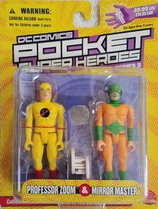 DC Comics Pocket Super Heroes - Series 2 - Professor Zoom & Mirror Master - MIB! - Picture 1 of 1