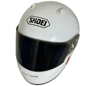 Casco de motocicleta Shoei adulto blanco RP-EZ 50-60CM grande cara completa  - Imagen 1 de 14