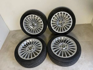 BMW E46 4x 17 Zoll Alufelgen Felgen Silber Styling 73 7JX17 36116753816 - Bild 1 von 6