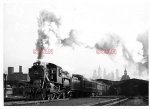 25FF457 RP 1940s/70s CENTRAL RAILROAD NEW JERSEY CAMELBACK LOCO #591 BLUE COMET - Picture 1 of 2