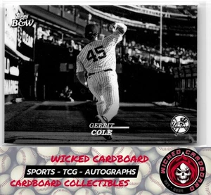 Gerrit Cole 2024 Topps Black & White #100 New York Yankees - Picture 1 of 2