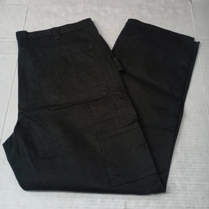 Brahma Heavy Work Carpenter Pants Men's Size 40x32 Black Relaxed Fit - Picture 1 of 7