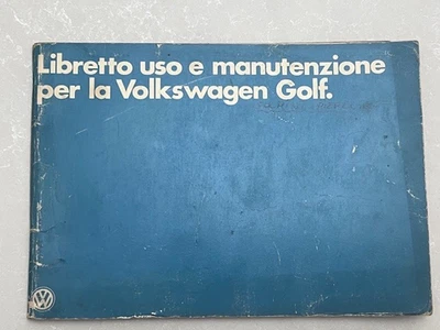 Libretto uso e manutenzione Volkswagen GOLF prima serie - Immagine 1 di 4
