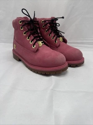 Timberland Boots Girls Boys US1 Helcor Barbie Pink Boots Waterproof A42VY A6298 - Image 1 of 4