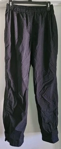 Columbia Rain Pants Women's Size M Black Omni Tech Packable Breathable Pull On - Picture 1 of 5