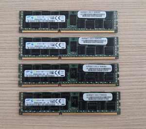 Samsung 64GB (4x16GB) 2RX4 PC3-12800R M393B2G70BH0-CK0 ECC RAM - Picture 1 of 3