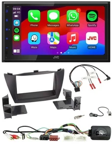 JVC Bluetooth USB Lenkrad 2DIN DAB Autoradio für Hyundai Tucson 2010-2015 schwar - Bild 1 von 12