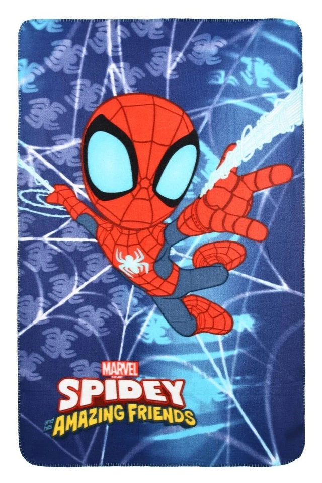 Plaid Spidey Marvel – Coperta Bambini in Morbido Pile 100x150 cm | Coperta Calda - Immagine 1 di 1