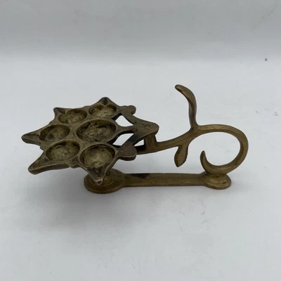 Vintage Rare Collectables Brass worship Oil Deep Lamp With Stand Oil Deep Lamp - Image 1 of 4