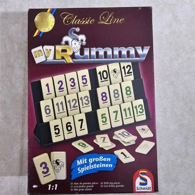 Schmidt Classic Line My Rummy Number Tile Game Multilingual Pre-owned  - Image 1 of 4