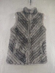 Love Token Vest Size XS Womens Faux Fur Full Zip NWT - Picture 1 of 9