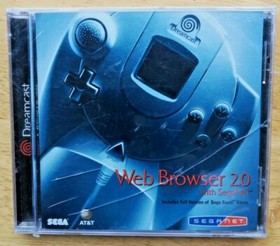 Sega Dreamcast Vintage Software Web Browser 2.0 SegaNet Sealed