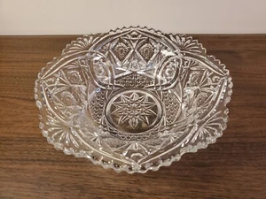 Glass Crystal Bowl Candy Vanity Trinket Dish - Picture 1 of 7