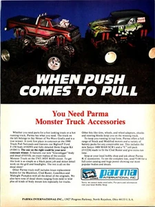 Grave Digger MOnster Truck Parma Bodies Print Ad Ephemera Wall Decor Bigfoot - Picture 1 of 1