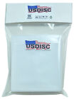 100 USDISC Plastic Sleeves, Double-sided 2 Disc (White)