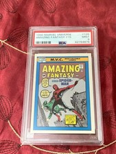 1990 Marvel Universe MVC Amazing Fantasy #15 Spider-Man Rookie #126 PSA 9  RC