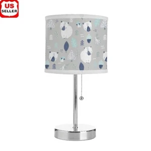 Woodland Baby Stick Lamp Safari Animal Decorative Lighting Nursery Room Indoor - Picture 1 of 6