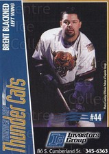 1998-99 Thunder Bay Thunder Cats #18 Brant Blackned