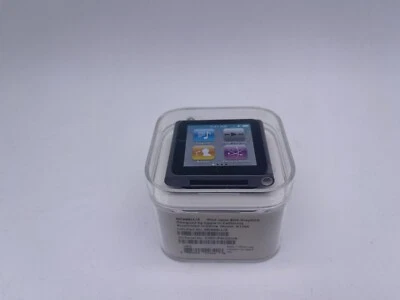 Apple iPod nano 6th Generation Graphite A1366 (8 GB) NEW/NEVER OPENED (SEALED) - Image 1 of 4