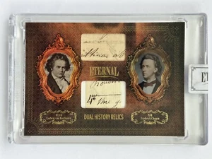 2024 Eternal Cuts Ludwig van Beethoven Frydervk Chopin Dual History Relics /99 - Picture 1 of 2