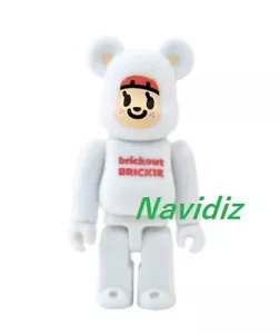 Medicom Bearbrick Series 24 Artist Secret S24 Tarout Flocky Bianco 100% be@rbrick - Foto 1 di 5
