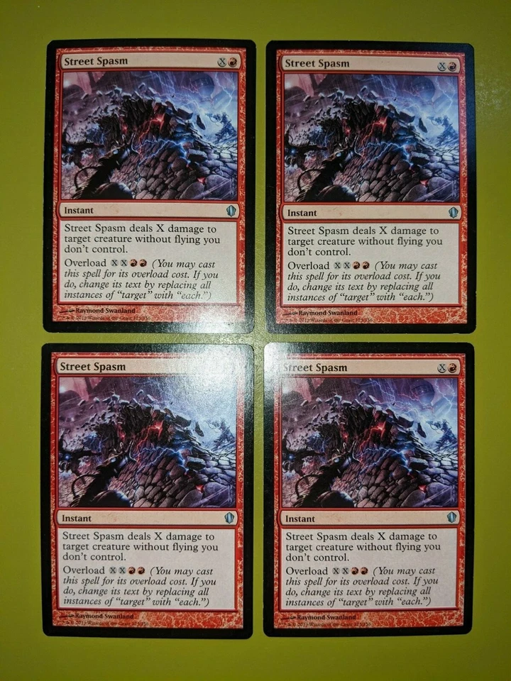 Street Spasm x4 Commander 2013 4x Magic the Gathering MTG - Image 1 of 1