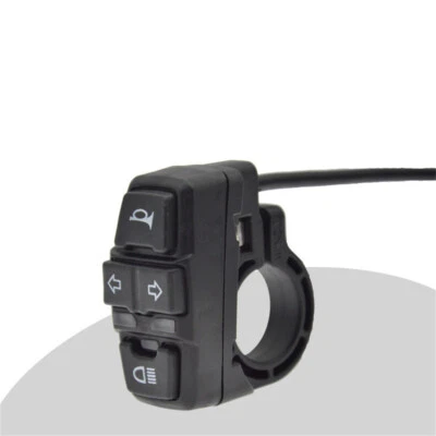 Motorcycle Handlebar ON OFF Switch Button Headlight Horn Turn Signal Light 7/8in - Image 1 of 4