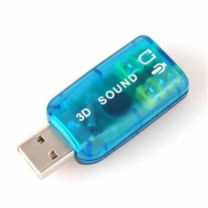External USB 2.0 to 3D Virtual Audio Sound Card Adapter Converter 7.1 CH - Picture 1 of 1