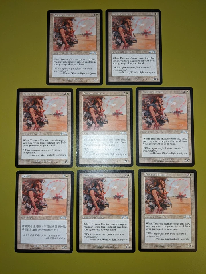 8 Treasure Hunter Exodus Magic the Gathering MTG 8 - Image 1 of 1