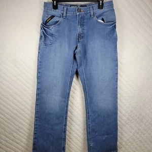 ARIAT Mens 30X32 M4 Low Rise Boot Cut Denim Jeans Outdoor Work Wear - Picture 1 of 9