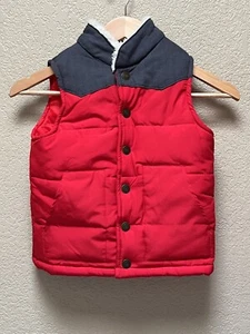 Carter’s Boy Red Vest Size 5 - Picture 1 of 4